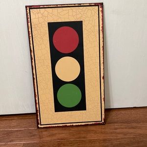 Metal TRAFFIC LIGHT SIGN